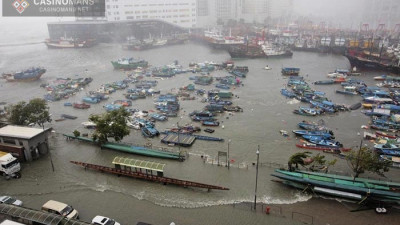 마카오 카지노 태풍 '망쿳' 으로 인하여 사상초유 영업 중단