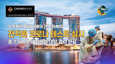 마리나 베이 샌즈, 7,500명의 직원을 대상으로 COVID-19 대량 테스트 실시